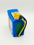 24volt 5AH Lithium Ion Battery Pack, 10-15km range/charge with BMS Warranty